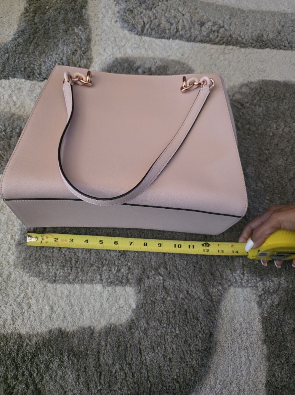 Michael Kors Blush Pink Saffiano Leather Tote - Picture 5 of 7